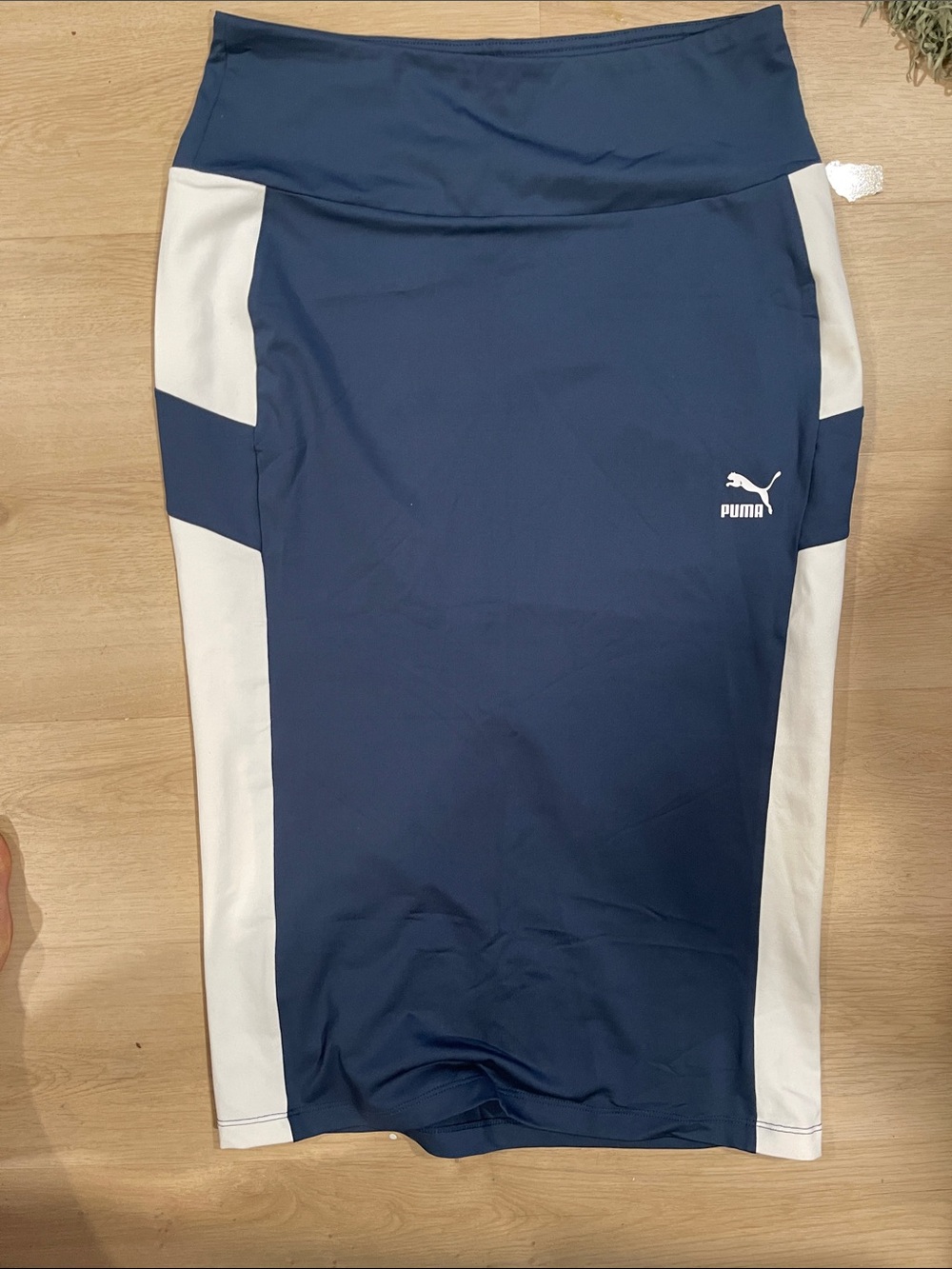 Puma Navy and White Athletic Skirt
